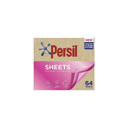 Persil Laundry Detergent Sheets Uplifting Fragrance Clean & Care Biodegradable Laundry Sheets 64