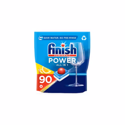 Finish All in 1 Max Dishwasher Tablets Lemon Scent, 90 Tablets