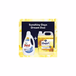Comfort Sunshiny Days Fabric Conditioner with Stay Fresh technology for 100 days of freshness + fragrance* 160 wash 4800ml