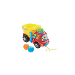 VTech Put and Take Dumper Truck, Baby Interactive Toys for Toddlers, Compatible with Toot-Toot Cars, Dumping Truck for Kids Boys & Girls 6 Months - 3