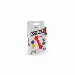 Hasbro Gaming Connect 4 Card Game for Kids Ages 6 and Up, 2-4 Players 4-In-A-Row Game