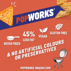 Popworks Sweet BBQ 28g (Case of 18) | Gluten Free | Perfect for Sharing
