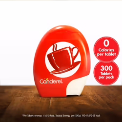 Canderel Sweetener Zero Calorie 300 Tablets - Pack of 5 (1500 tablets)