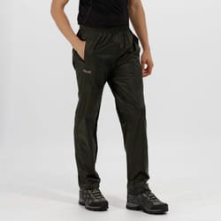 Regatta Men's Pack It Breathable Waterproof Overtrousers - M, Black