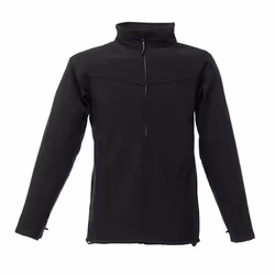 Regatta Uproar Mens Softshell Wind Resistant Fleece Jacket - XL, All Black