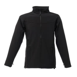 Regatta Uproar Mens Softshell Wind Resistant Fleece Jacket - XL, All Black