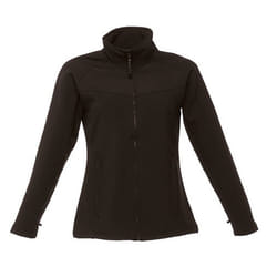 Regatta Ladies Uproar Softshell Wind Resistant Jacket - 20, All Black