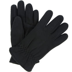 Regatta Adults Mens Thermal Outdoor Walking Winter Microfleece Gloves - S/M, Black