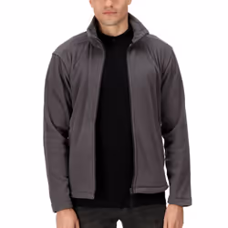 Regatta Professional Mens Micro Zip Warm Outdoor Full Zip Fleece Jacket - 3XL, Seal Grey