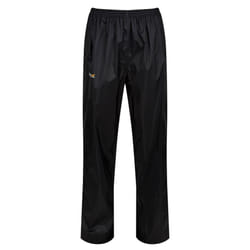 Regatta Great Outdoors Womens/Ladies Adventure Tech Pack It Waterproof Overtrousers - M, Black