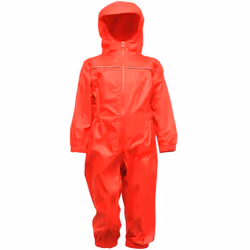 Regatta Professional Junior Childrens/Kids Paddle Rainsuit - 12/18 Months, Classic Red
