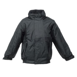 Regatta Kids/Childrens Waterproof Windproof Dover Jacket - 9-10 Years, Black/Ash