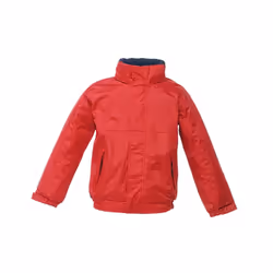 Regatta Kids/Childrens Waterproof Windproof Dover Jacket - 34, Classic Red/Navy