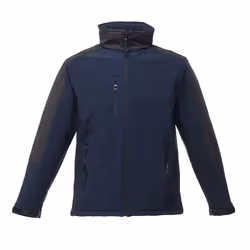 Regatta Mens Hydroforce 3-layer Membrane Waterproof Breathable Softshell Jackets - L, Navy/Black