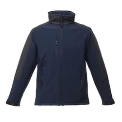 Regatta Mens Hydroforce 3-layer Membrane Waterproof Breathable Softshell Jackets - L, Navy/Black