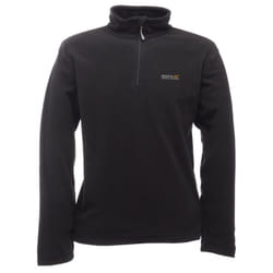 Regatta Great Outdoors Mens Thompson Half Zip Fleece Top - 4XL, Black