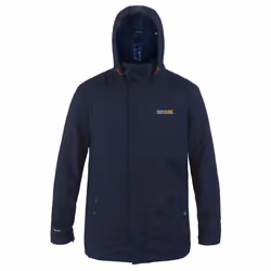 Regatta Great Outdoors Mens Outdoor Classic Matt Hooded Waterproof Jacket - M, Navy/Navy