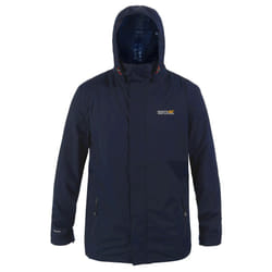 Regatta Great Outdoors Mens Outdoor Classic Matt Hooded Waterproof Jacket - M, Navy/Navy