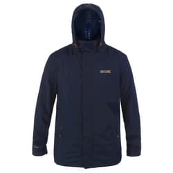 Regatta Great Outdoors Mens Outdoor Classic Matt Hooded Waterproof Jacket - XL, Navy/Navy