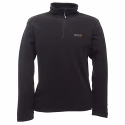 Regatta Great Outdoors Mens Thompson Half Zip Fleece Top - 5XL, Black