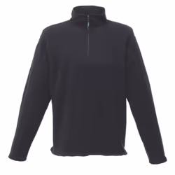 Regatta Mens Micro Zip Neck Fleece Top - 3XL, Seal Grey