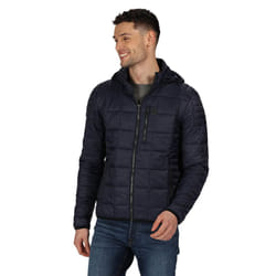 Regatta Mens Danar Water Repellent Warmloft Hooded Jacket - S, Navy