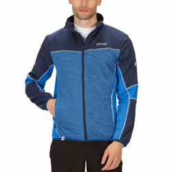 Regatta Mens Yare III Softshell Stretch Warm Outdoor Walking Jacket Top - S, Blue