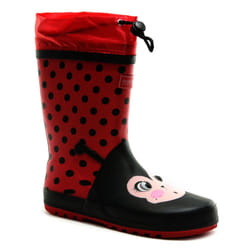 ) Regatta Boys Mudplay Durable Stabilising Wellington Boots - Ladybird, UK Size 13 (EU 32