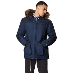 Regatta Mens Aldrich Waterproof  Insulated Parka Jacket - 2XL, Navy