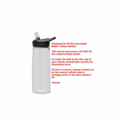CAMELBAK Eddy+ Bottle Replacement Bite Valves & Straws (DOES NOT FIT ORIGINAL EDDY BOTTLE)
