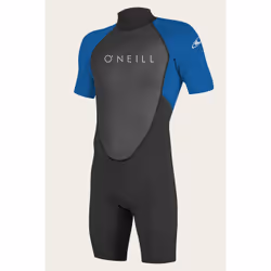 O'Neill Reactor II 2 mm Back Zip S/S Spring, Black, Blue, Grey, Image, Wetsuit vest, Adult, Female, 2 mm