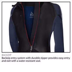 O'Neill Reactor II Black, Blue Full wetsuit