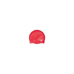 Junior Size Red Speedo Moulded Silicone Swim Cap - Childrens Swimming Kids Hat -  junior moulded silicone cap childrens swimming kids hat childs