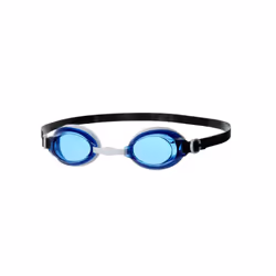 Adult Size Blue & White Speedo Jet Swim Goggles - Swimming One - jet speedo goggles adult swimming one size blue