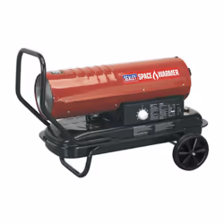 SEALEY - AB7081 Space Warmer Paraffin/Kerosene/Diesel Heater 70,000Btu/hr with Wheels