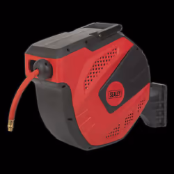 Air Hose Reel Auto-Rewind Control 15m Ø10mm ID - Rubber Hose