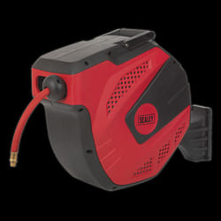 Air Hose Reel Auto-Rewind Control 15m &#216;10mm ID - Rubber Hose