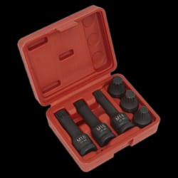 Impact Spline Socket Bit Set 6pc 1/2&quot;Sq Drive