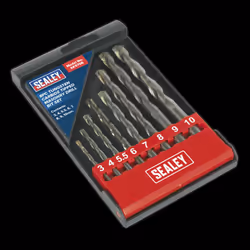 Tungsten Carbide Tipped Masonry Drill Bit Set 8pc