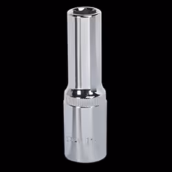 WallDrive&#174; Socket 11mm Deep 1/2&quot;Sq Drive Fully Polished