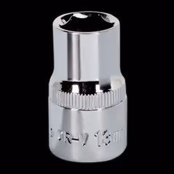 WallDrive&#174; Socket 13mm 1/2&quot;Sq Drive Fully Polished