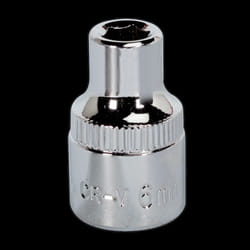 WallDrive&#174; Socket 6mm 3/8&quot;Sq Drive Fully Polished