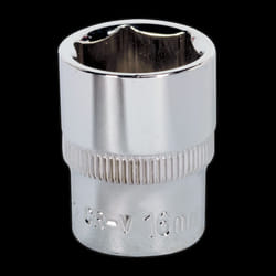 WallDrive&#174; Socket 16mm 3/8&quot;Sq Drive Fully Polished
