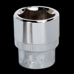 WallDrive&#174; Socket 18mm 3/8&quot;Sq Drive Fully Polished