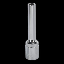 WallDrive&#174; Socket 4mm Deep 1/4&quot;Sq Drive Fully Polished