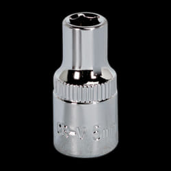 WallDrive&#174; Socket 5mm 1/4&quot;Sq Drive Fully Polished