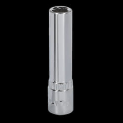 WallDrive&#174; Socket 7mm Deep 1/4&quot;Sq Drive Fully Polished