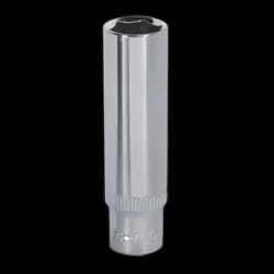 WallDrive&#174; Socket 10mm Deep 1/4&quot;Sq Drive Fully Polished