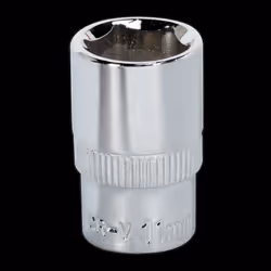 WallDrive&#174; Socket 11mm 1/4&quot;Sq Drive Fully Polished
