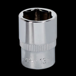 WallDrive&#174; Socket 13mm 1/4&quot;Sq Drive Fully Polished